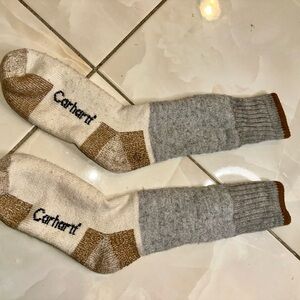 Carhartt Men's Tan and Gray Athletic Socks